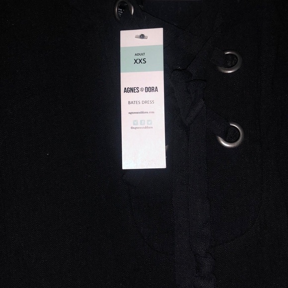 AGNES & DORA BATES DRESS, XXS BLACK - Picture 2 of 3